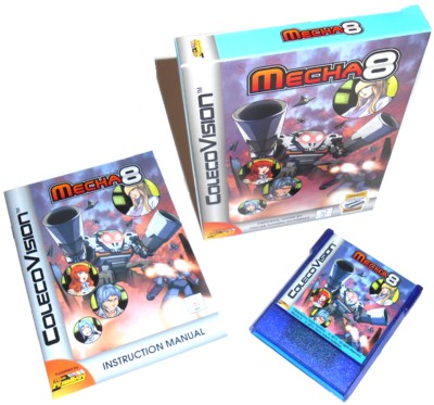 Mecha 8: Caja de Team Pixelboy para Colecovision
