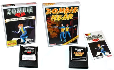Zombie Near: Collectorvision's European (left) and American (right) box